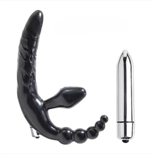 Dildo triple penetracion vibrador